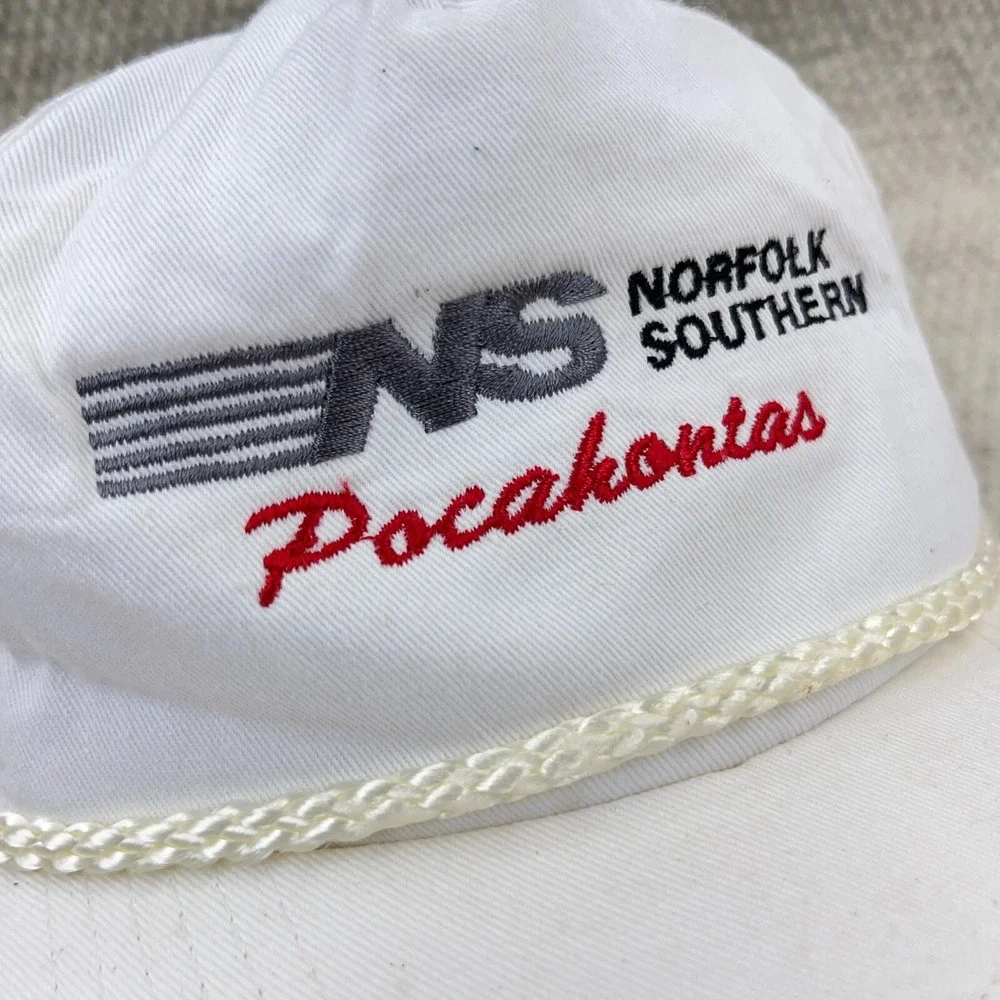 Vintage‎ Norfolk Southern Trucker Hat Cap Pocahontas Railroad Railway 90s AU9